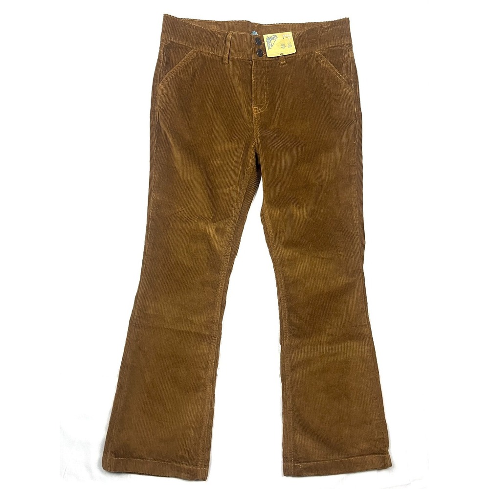 Thereabouts 16.5 Plus Flare Corduroy Pants Pony Brown Adjustable Waist New